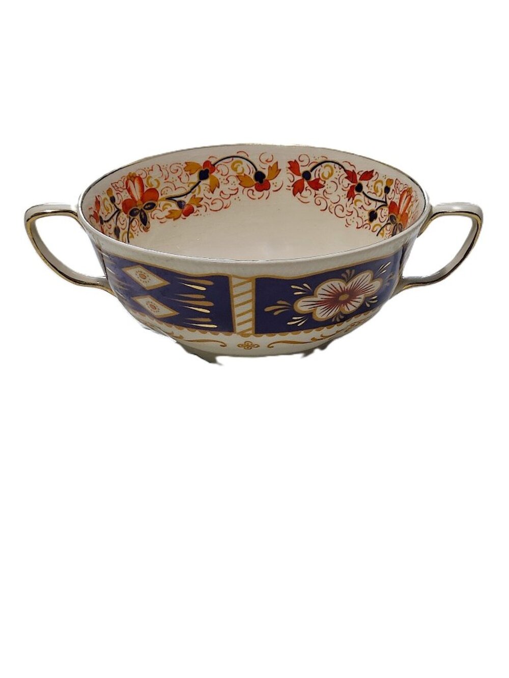Johnson Brothers England Chatsworth Imari Double-Handled Soup Bouillon Cup
